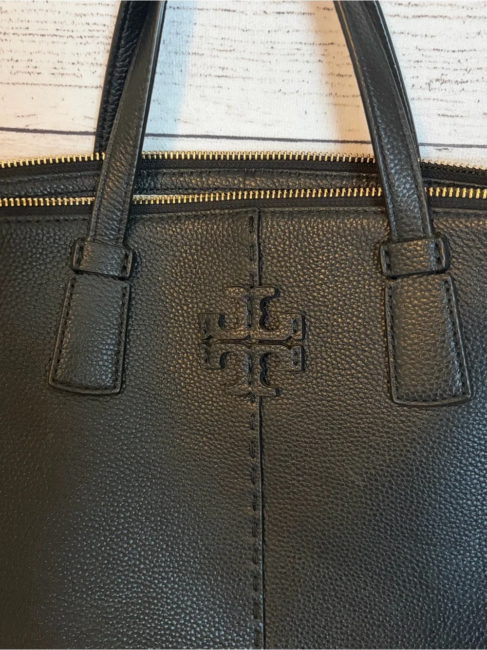Tory Burch McGraw Top-Zip Satchel